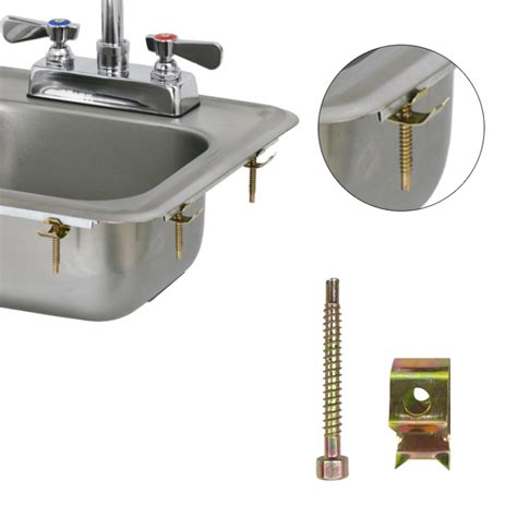 glacier bay undermount sink clips